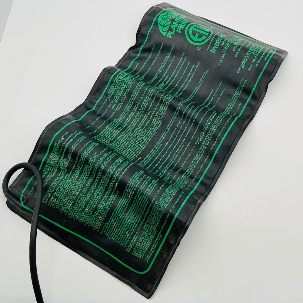 Planters Pride Seedling Heating Mat RZ.HEAT1 15W 120V Black Green 17x8.5 Inch